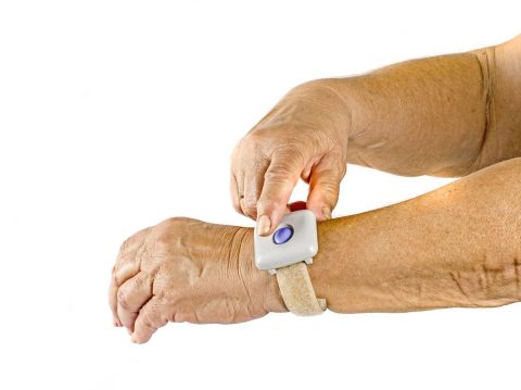 Wristband APERS medical alert bracelet