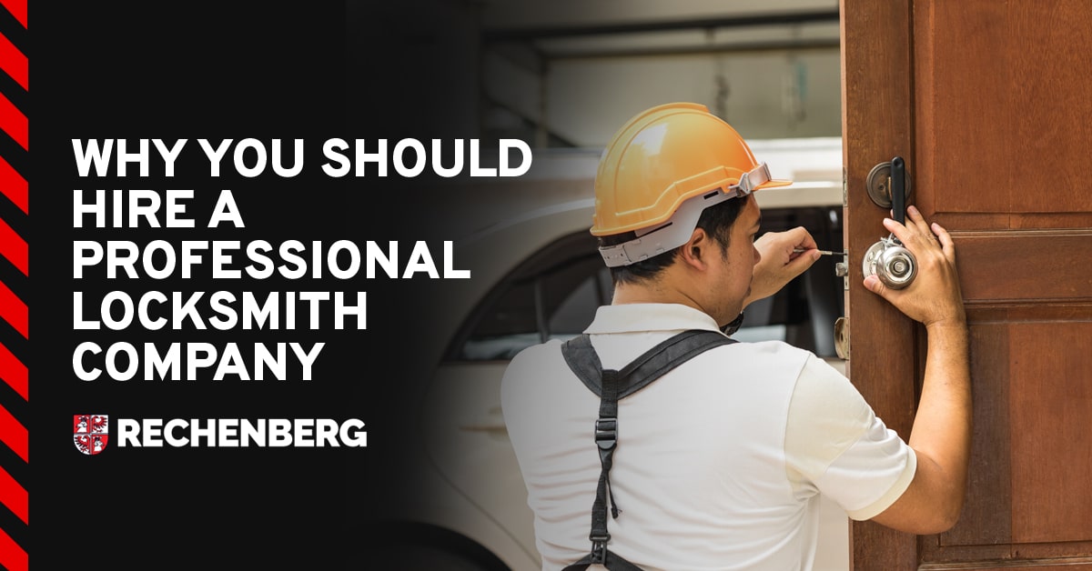 why you should hire a professional locksmith company